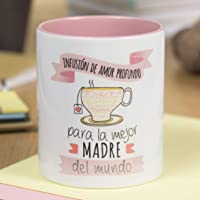 La Mente es Maravillosa - Taza con frase y dibujo divertido (Infusión de amor profundo para la mejor madre del mundo…